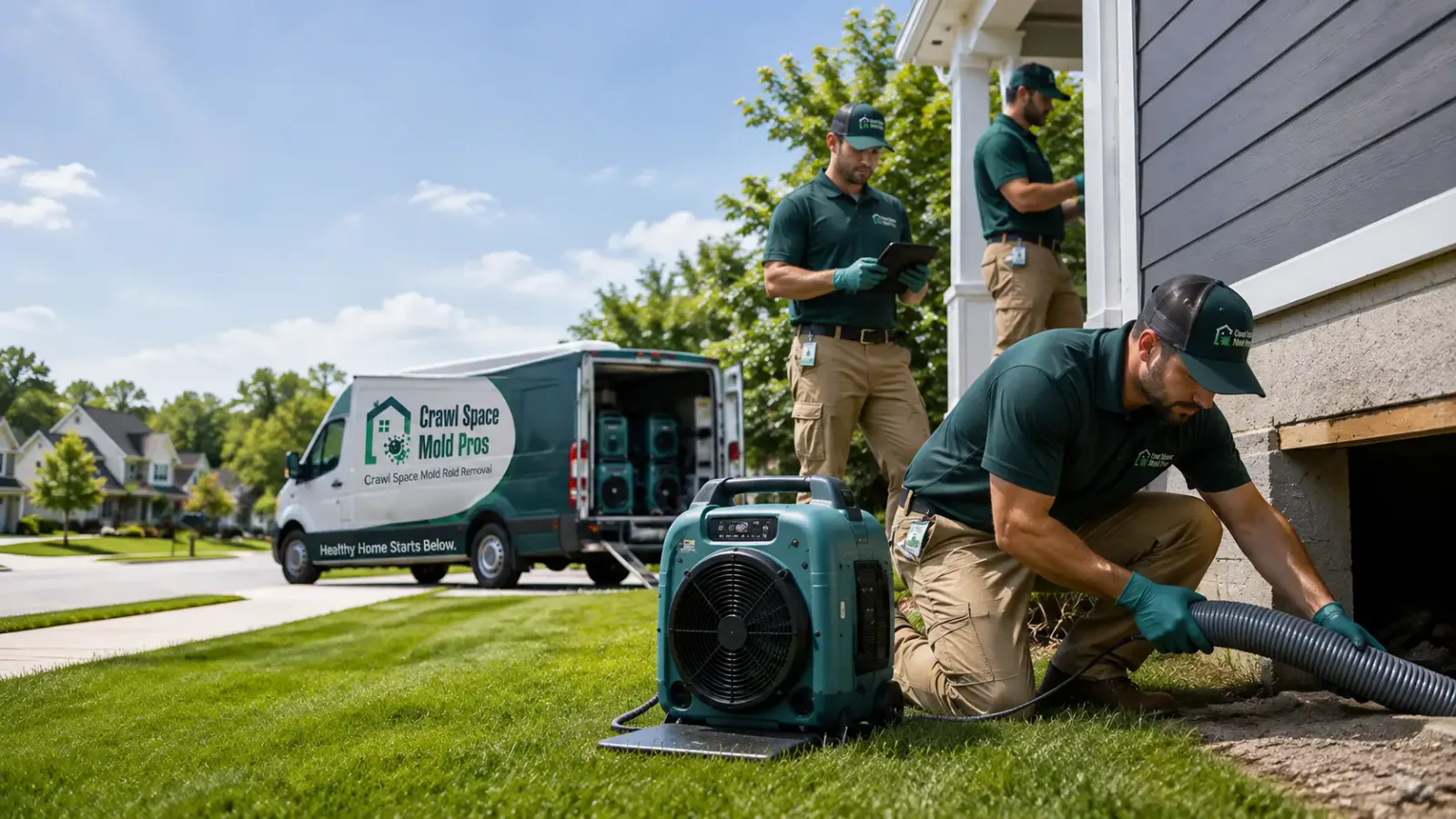 Crawl Space Mold Removal in Greentown, PA